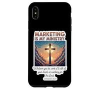 Christian Marketer Marketing est Mon Directeur de ministère, Jésus Coque pour iPhone XS Max