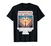 Christian Marketer Marketing est Mon Directeur de ministère, Jésus T-Shirt