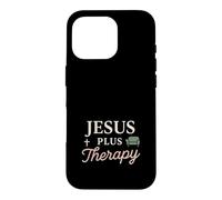 Christian Mental Health Jésus Therapy Bible Boundaries Coque pour iPhone 16 Pro
