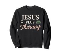 Christian Mental Health Jésus Therapy Bible Boundaries Sweatshirt