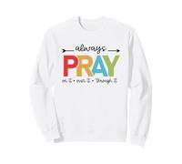 Christian Merch/Praying Bible Verse Faith/Prière Sweatshirt