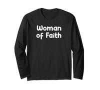 Christian Mom Faith Phrase Grace Strength Inspired Design Manche Longue