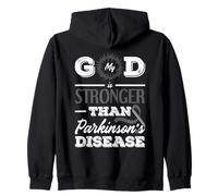 Christian My God is Stronger Than Parkinson 's Awareness Sweat à Capuche