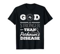 Christian My God is Stronger Than Parkinson 's Awareness T-Shirt