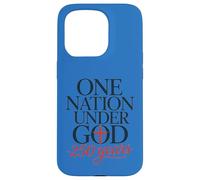Christian Patriotic One Nation Under God 250 Year Anniversary Coque pour iPhone 15 Pro