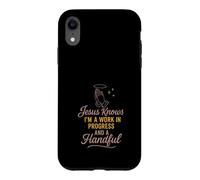 Christian Petty Prayed Up Faith Humour Sass God Knows Me Coque pour iPhone XR