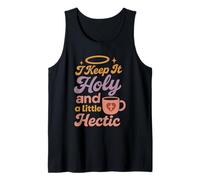 Christian Petty Prayed Up Faith Humour Sass God Knows Me Débardeur