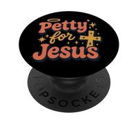 Christian Petty Prayed Up Faith Humour Sass God Knows Me PopSockets PopGrip Adhésif