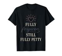 Christian Petty Prayed Up Faith Humour Sass God Knows Me T-Shirt