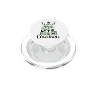 Christian Pop Socket - Joy, Hope, Love & Peace Christmas PopSockets PopGrip pour MagSafe