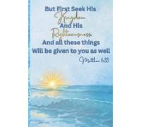 Christian Prayer Journal with Bible Verse - Matthew 6:33