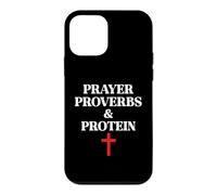 Christian Prayer Proverbs Protein Shakes Jesus Weights Faith Coque pour iPhone 12 Mini