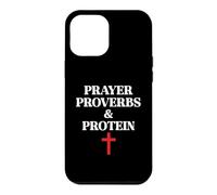 Christian Prayer Proverbs Protein Shakes Jesus Weights Faith Coque pour iPhone 12 Pro Max