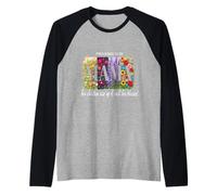 Christian Proverbs Blessed Momma Wildflowers Fête des Mères Manche Raglan