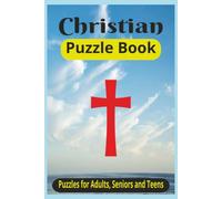 Christian Puzzle Book: Three puzzles in one with Easy to Read Print about 6x9 inches, 300 Pages, 150+ Puzzles.. Gifts for Vacations, Holidays, and Free Time