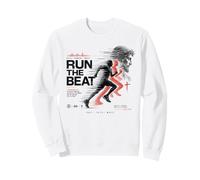 Christian Runner Faith Music 1 Cor 9:24 Run The Beat Sweatshirt