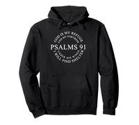 Christian Shirt Women Psalms 91 Jesus Love T-Shirt Religious Sweat à Capuche