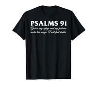 Christian Shirt Women Psalms 91 Jesus Love T-Shirt Religious T-Shirt