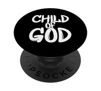 Christian Shirts for Men God Child of Jesus Fate Shirt PopSockets PopGrip Adhésif