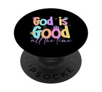 Christian Shirts for Women God is Good Jesus Bible T-Shirt PopSockets PopGrip Adhésif