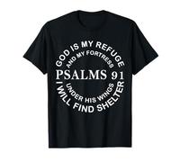Christian Shirts Men Women Jesus Shirt God is My Refuge T-Shirt