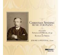 Christian Sinding Music for Piano (CD) Album