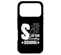 Christian Teacher S is for Sunday School Essentials Coque pour iPhone 17 Pro