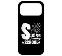 Christian Teacher S is for Sunday School Essentials Coque pour iPhone 17 Pro Max
