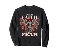 Christian Trust God Choose Courage Jésus Prière Espoir Croire Sweatshirt