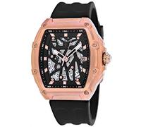 Christian Van Sant Homme Analogique Automatique Montre avec Bracelet en Caoutchouc CV6195