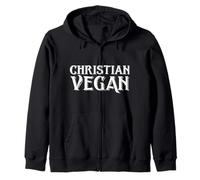Christian Vegan Spiritualité Veganisme Christianisme Vegan Sweat à Capuche