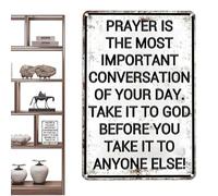 Christian Wall Art, Metal Religious Scripture, Inspirational Faith Based Home with Cut Design System, Elegant Hanging Spiritual Decoration, Religious Wall Accent for Indoor Spaces