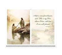 Christian Wall Calendar 2024 - Jesus Faith Art Monthly Planner | Inspirational 2024 Jesus Calling Wall Calendar, Christian Poster Calendar, Religious Wall Art Planner, 11,4 x 8,3 pouces