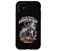 Christian Warrior Armor of God Bible Citation Éphésiens 6:11 Coque pour iPhone 11