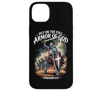 Christian Warrior Armor of God Bible Citation Éphésiens 6:11 Coque pour iPhone 14 Plus