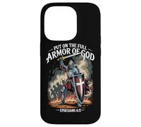 Christian Warrior Armor of God Bible Citation Éphésiens 6:11 Coque pour iPhone 14 Pro