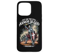 Christian Warrior Armor of God Bible Citation Éphésiens 6:11 Coque pour iPhone 15 Pro Max
