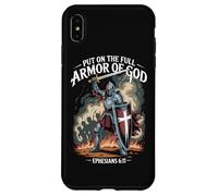 Christian Warrior Armor of God Bible Citation Éphésiens 6:11 Coque pour iPhone XS Max