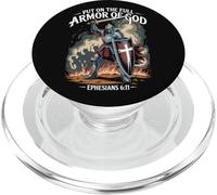 Christian Warrior Armor of God Bible Citation Éphésiens 6:11 PopSockets PopGrip pour MagSafe