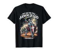 Christian Warrior Armor of God Bible Citation Éphésiens 6:11 T-Shirt