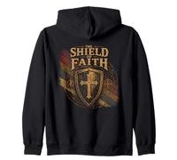 Christian Warrior The Shield of Faith Ephésiens 6 16 Sweat à Capuche