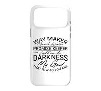 Christian Way Maker Miracle Worker La lumière dans Les ténèbres Coque pour iPhone 17 Pro Max