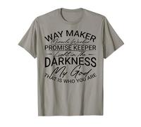 Christian Way Maker Miracle Worker La lumière dans Les ténèbres T-Shirt
