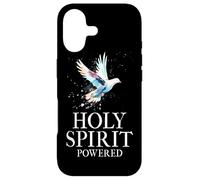 Christian White Dove Bird Aquarelle Saint Spirit Powered Coque pour iPhone 17