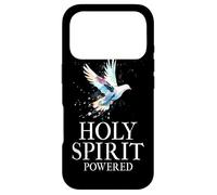 Christian White Dove Bird Aquarelle Saint Spirit Powered Coque pour iPhone 17 Pro