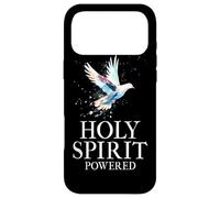 Christian White Dove Bird Aquarelle Saint Spirit Powered Coque pour iPhone 17 Pro Max