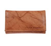 Christian Wippermann Portefeuille en cuir pour femme - 15,5 x 9,5 x 4 cm - Protection RFID certifiée TÜV - Avec boîte cadeau, mat, 15,5 x 9,5 x 4,0 cm, Porte-monnaie
