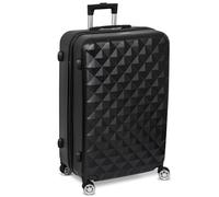 Christian Wippermann Valise XL à 4 roulettes - Noir - 49 x 75 x 32 cm - Avec serrure - Jusqu'à 117 l, 3,9 kg - Pour hommes et femmes