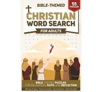 Christian Word Search for Adults: Bible-Themed Word Search Book with Easy to Read Print about Miracles of Jesus, Fruits of the Spirit, Armor of God, ... Puzzles for Faith, Relaxation, and Reflection