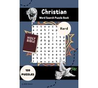 Christian Word Search Puzzle Book - Hard Edition: Challenging & Easy-to-Read Word Searches on Scripture, Hymns, Faith & More | 120 Puzzles to Test Your Knowledge & Focus